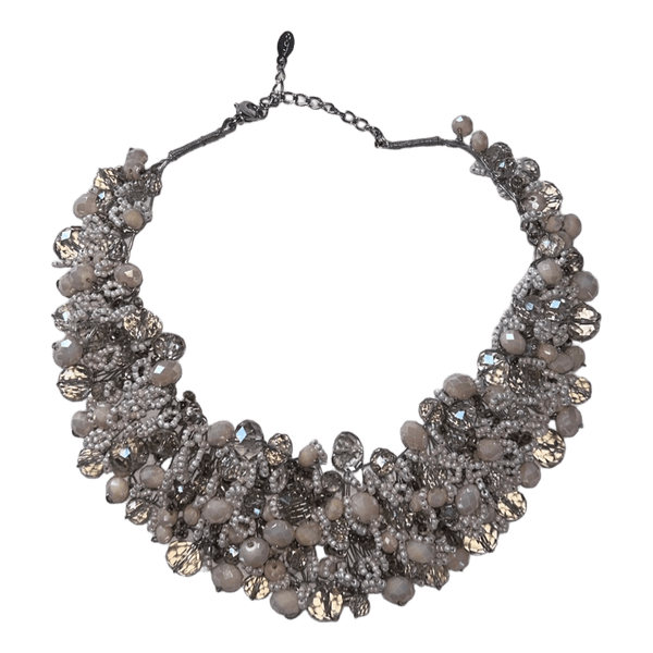 Beaded statement necklace