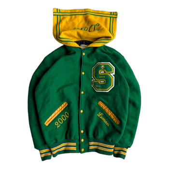 Vintage Insulated Wool Varsity Jacket DeLong Made in USA