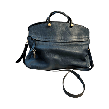 Savunsininen Furla-olkalaukku