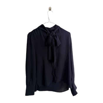 Navy sifonki pusero