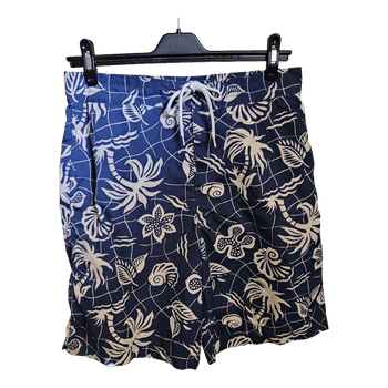 Polo Ralph Lauren Men's Swim Shorts Boardshorts Size 33 Blue Tropical Print