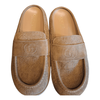 Gucci suede mules