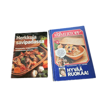 Herkkuja savipadassa ja Römertopf kirjat