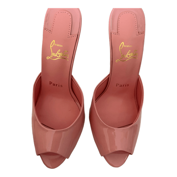 Cristian Louboutin  Pink patent leather heels