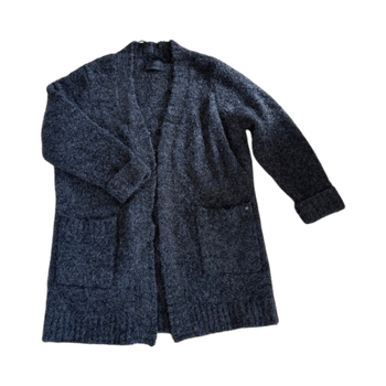 Long fuzzy cardigan
