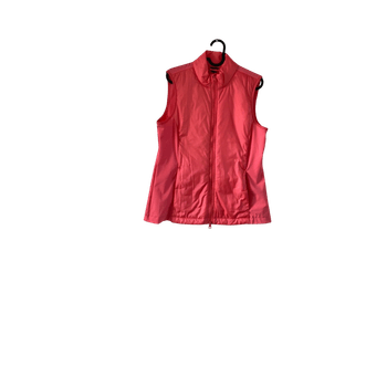 pink lightweight quilted vest
