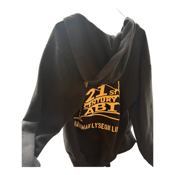 Black zip-up hoodie