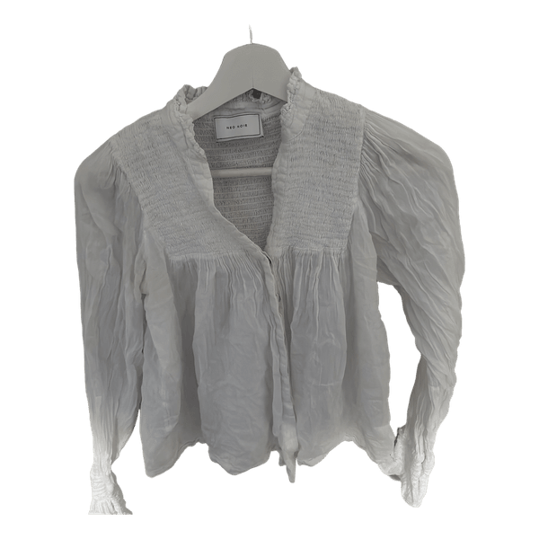 Hvid Neo Noir bluse