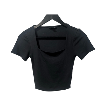 Amisu naisten musta lyhythihainen paita