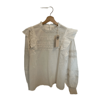 Cream clothing blouse