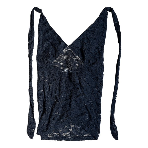 Sort blonde halterneck top