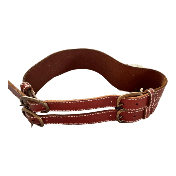 Tommy Hilfiger Denim brown leather corset belt - Size 70-75 cm