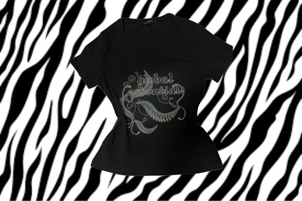 Black graphic t-shirt