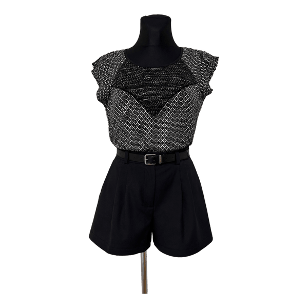 Maison Scotch patterned top