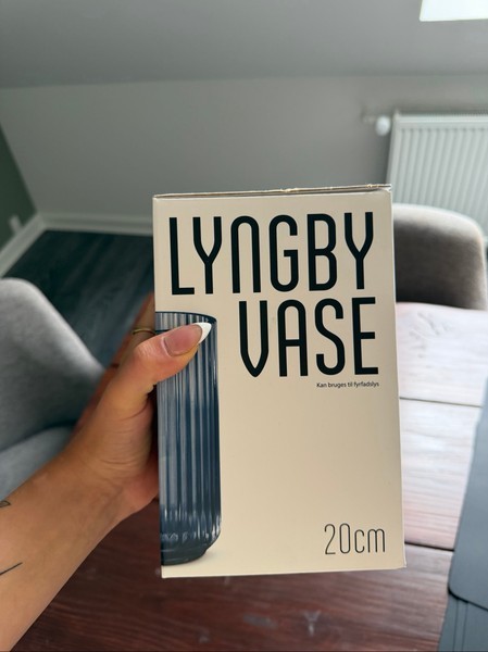 Lyngby glasvase 20 cm