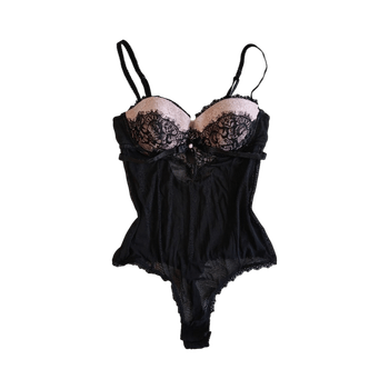 Lace bodysuit with bra