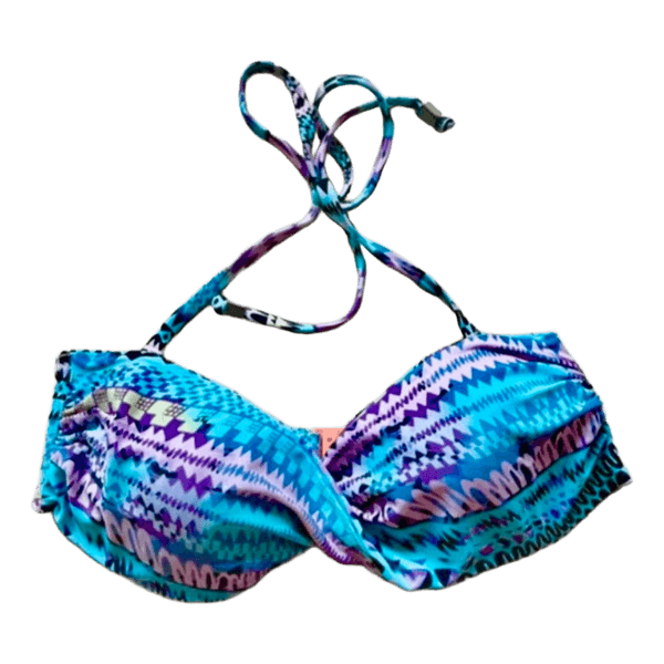 Gemustertes Bikini-Oberteil