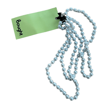 White pearl necklace