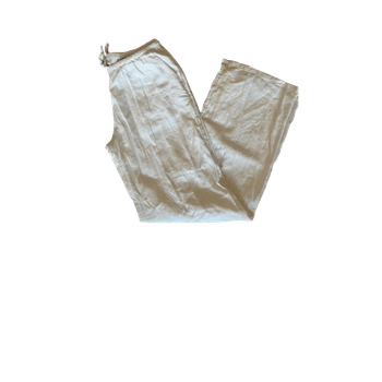 Valkoiset pellavahousut