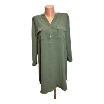 Green tunic shirt