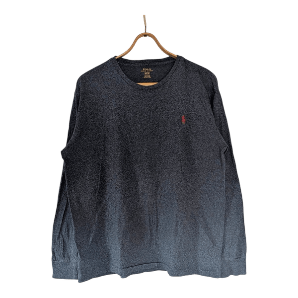 👕 Polo Ralph Lauren Long Sleeve T-Shirt – Dark Grey (Size M)
