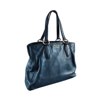 Miu Miu Vitello Lux Tote Bag