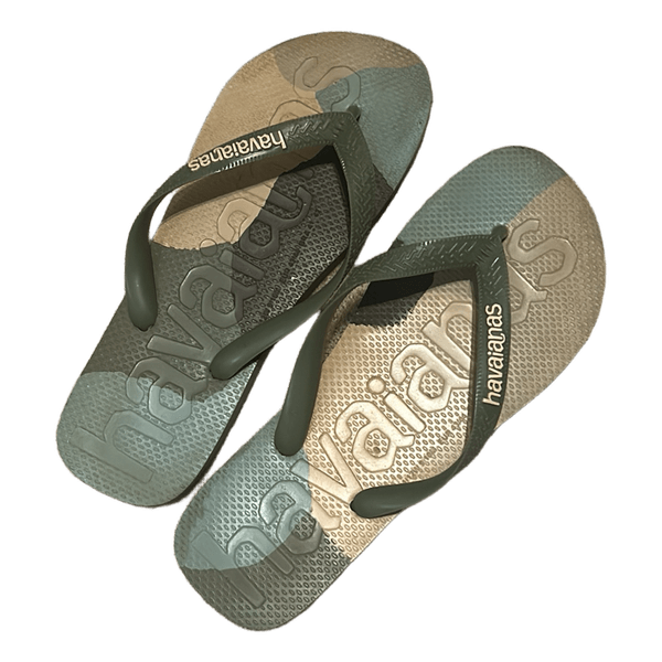 Grønne havaianas klipklappere
