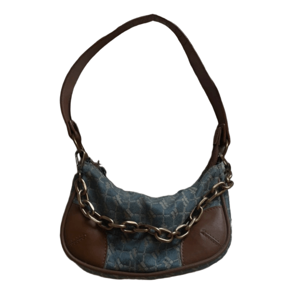 urban outfitters Patterned shoulder bag with chain