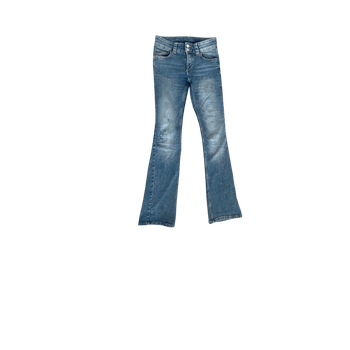 Siniset bootcut farkut