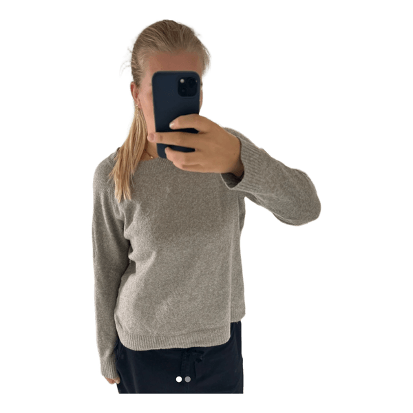 Beige striktrøje