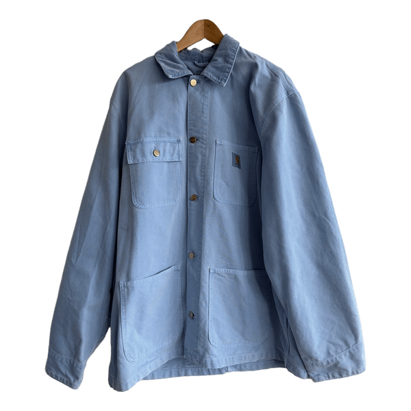 Lyseblå carhartt jakke