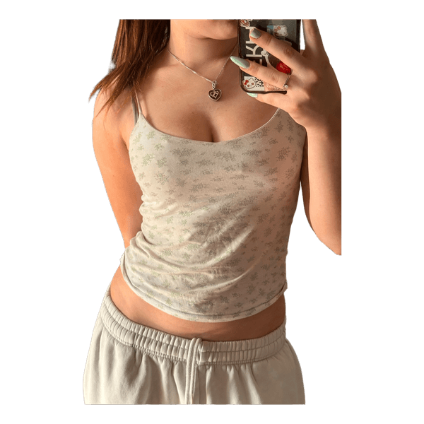 Floral spaghetti strap top