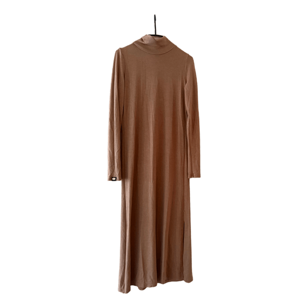 Brown midi dress