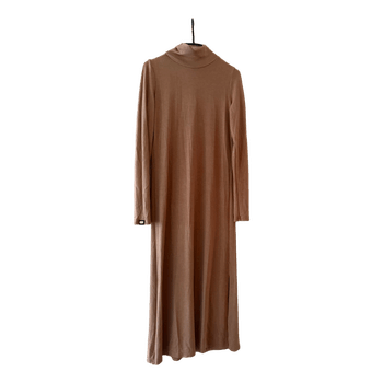 Brown midi dress