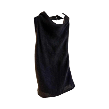 Musta halterneck toppi