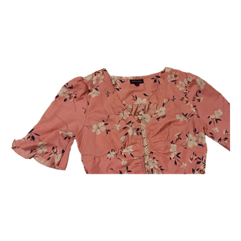 Pink floral top