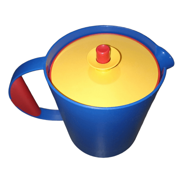 Sininen Tupperware kannu