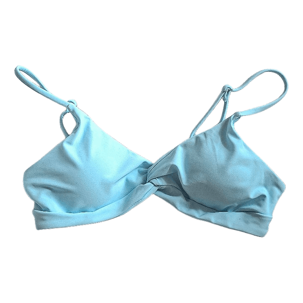 Light blue bikini top