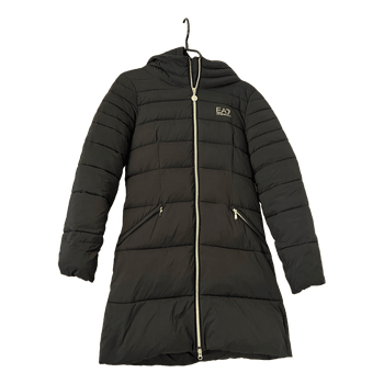 EA7 Emporio Armani black puffer coat