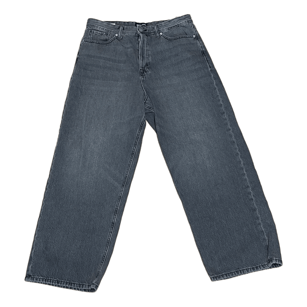 Grey baggy denim jeans
