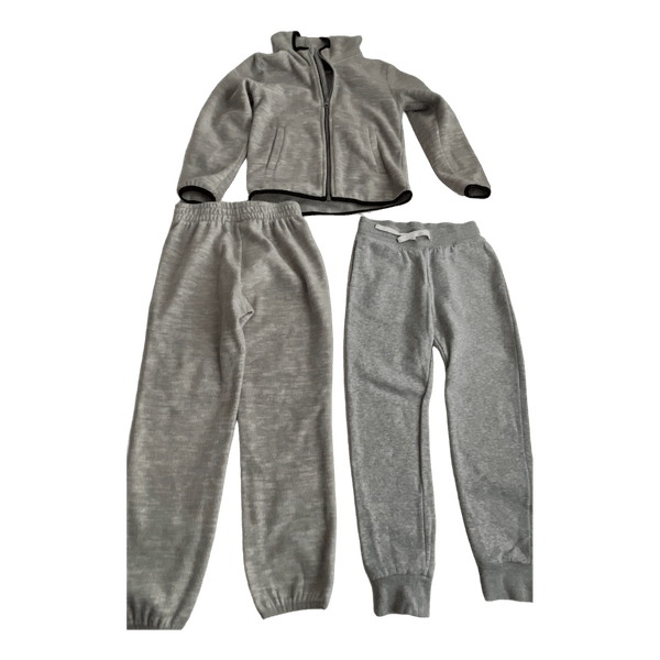Fleece setti 116-122cm collegehousut 122cm(katso teksti)