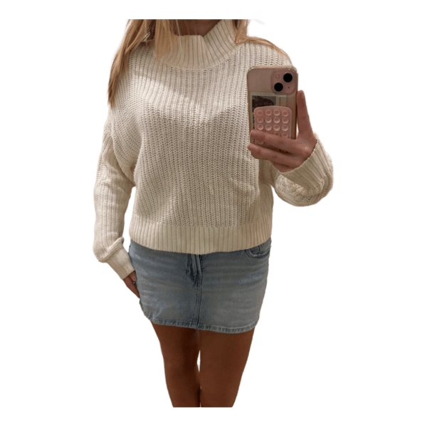 H&M hvid striktrøje