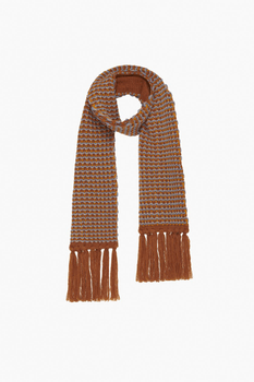 Fringed scarf