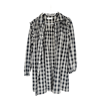 Zara plaid shirt dress