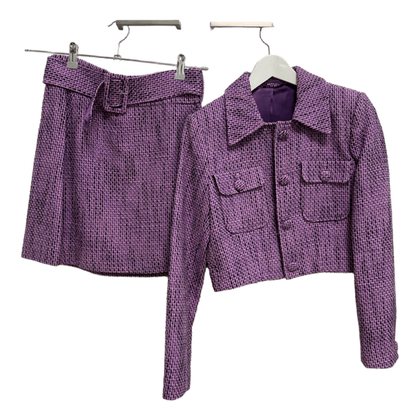 Other stories violetti takki ja hame