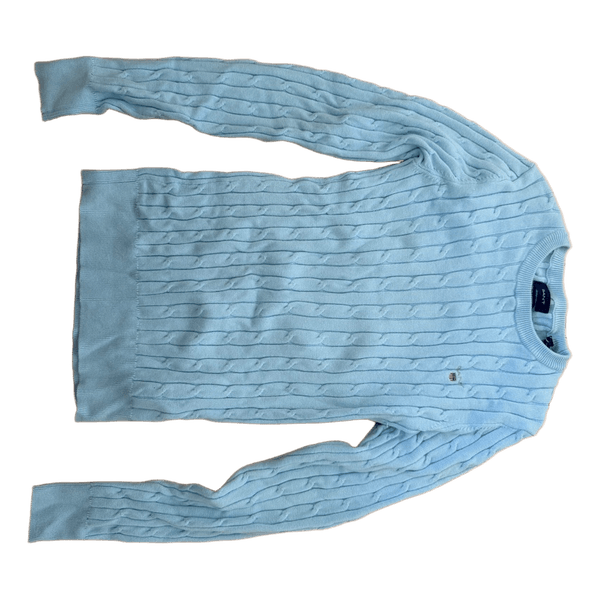 Gant blue cable knit sweater