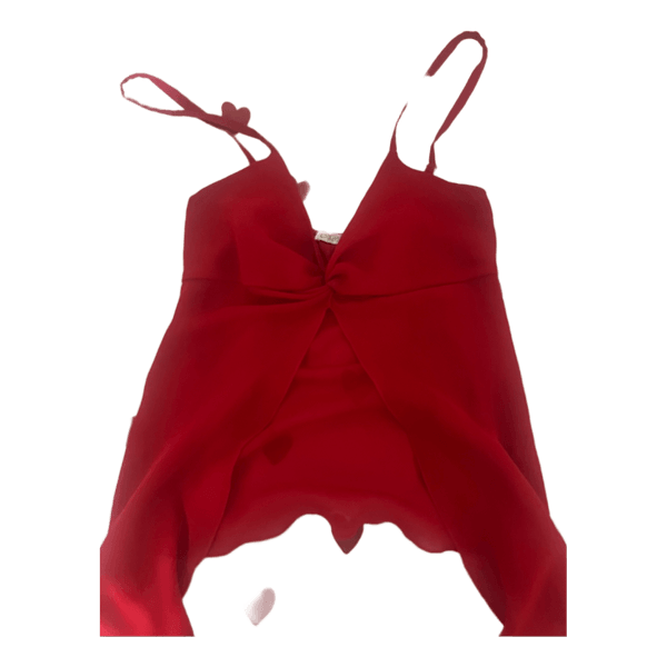 Red tank top