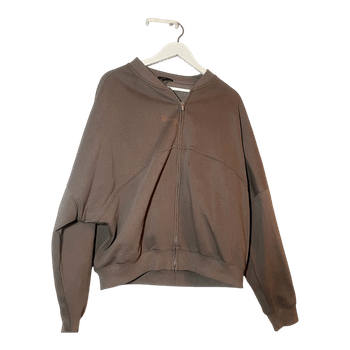 Brown zip up hoodie