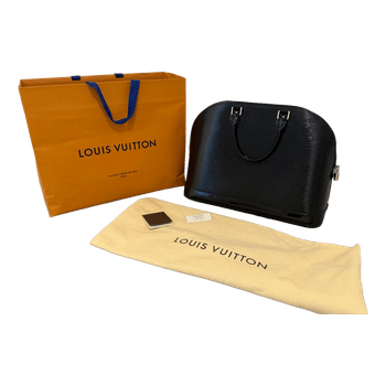 Louis Vuitton Alma Gm Epi Electric Noir (Black)