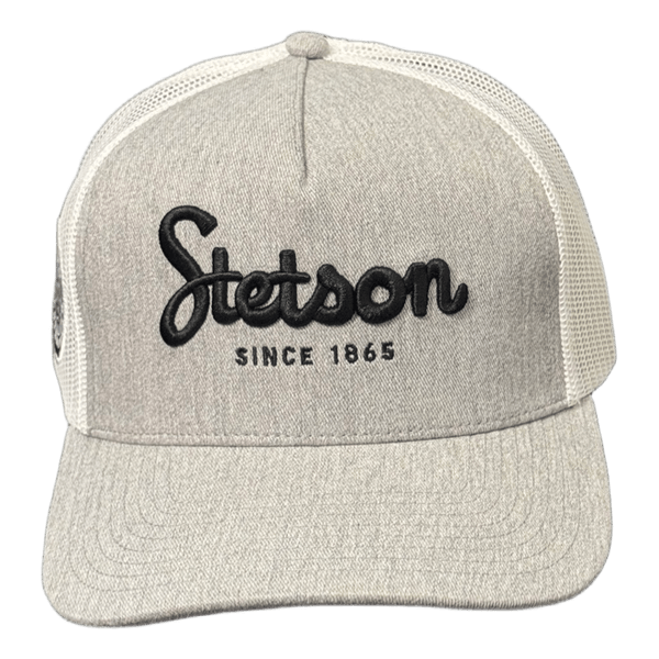 Stetson grey trucker cap
